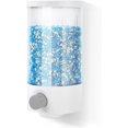 thumbnail image 1 of Urukutsa Distributeur de Perles de Lessive Mural pour Rangement, Petit, 1PCS, Transparent/blanc, 1 of 6