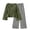 Green, variant on Miluxas Girls Peplum Top & Striped Pants Set - 2-Piece Outfit with Bow Detail, Casual Wear for School & Daily Use Green 14 Years
