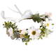 thumbnail image 1 of Diadema de flores boho, corona de pelo, corona Floral, corona, diadema de Halo, cinta, boda, fiesta de vacaciones Ormromra CPB-DE-LYY771-10, 1 of 5