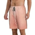 thumbnail image 2 of KLL Pig'S Tail Men's Casual Summer Beach Shorts Hawaiian Shorts with Pockets-Medium, 2 of 5