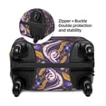thumbnail image 3 of Goofa Snake And Floral Pattern Luggage Covers For Suitcase,Suitcase Cover Protector Fit 18-32 Inch Luggage-, 3 of 9