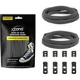 thumbnail image 2 of Xpand Laces No-Tie One Size Elastic Shoelaces - Gray, 2 of 6