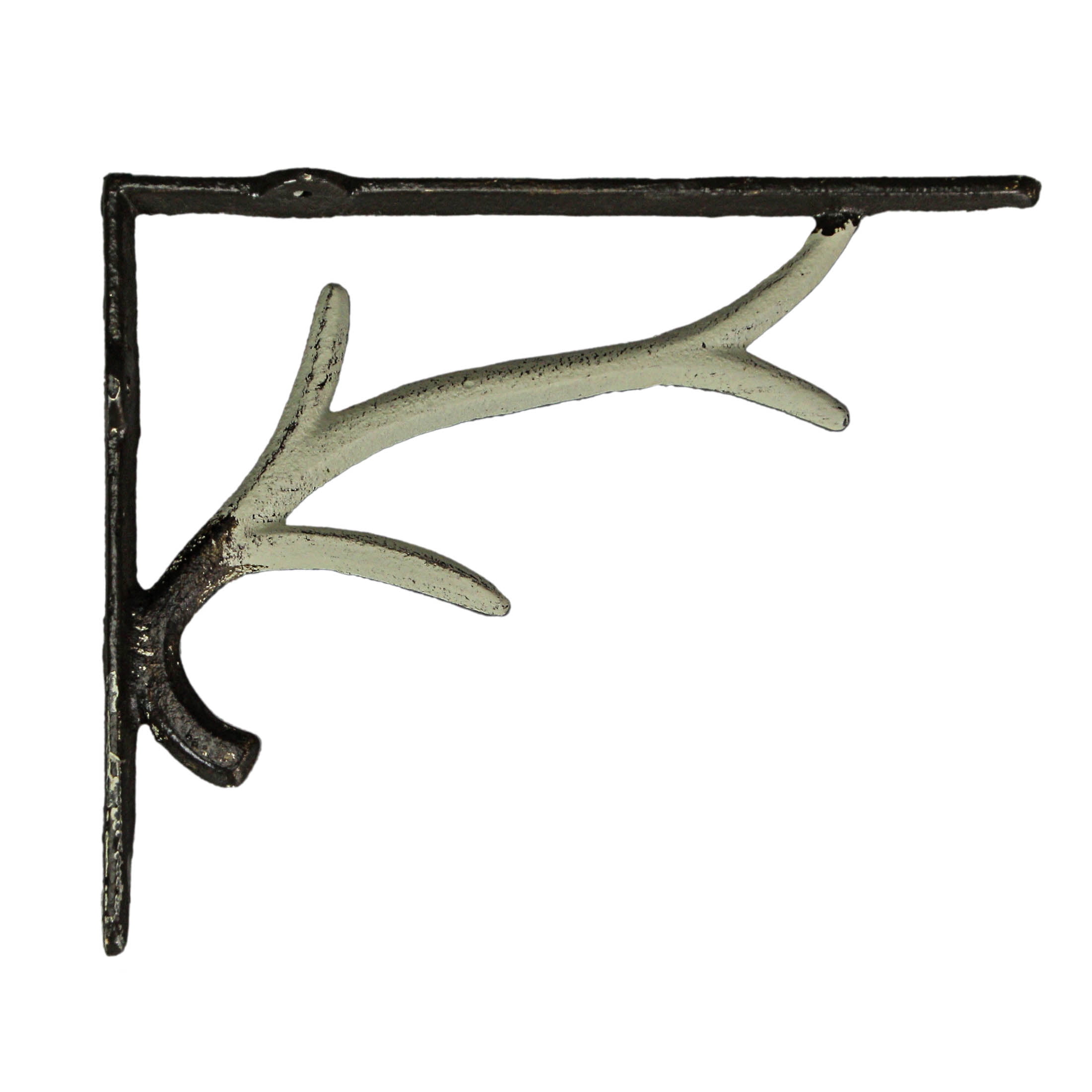 Zeckos Deer Antler Decorative Shelf Brackets Wall Decor Set of 2