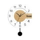 thumbnail image 1 of Reloj de pared colgante, adorno decorativo, artesanía creativa, decoración artística circular, moderno, silencioso, para dormitorio, sala de estar y b, 1 of 9