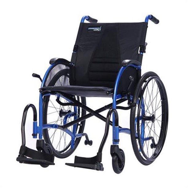24 in. Ergonomic Lightweight Manual Wheelchair Regular Seat Walmart