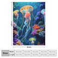 thumbnail image 4 of BCIIG Jellyfish Throw Blanket Gifts for Kids Adults,  Jellyfish Themed Gifts for Girl Boy,  "Christmas Birthday Gifts for Women Men, Jellyfish Throw Decor for Bedroom Living Room Couch 50x60in, 4 of 6