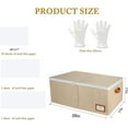 thumbnail image 2 of Wedding Dress Storage Box with Divider, Foldable Organizer for Gowns and Souvenirs, 2 of 6