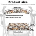 thumbnail image 6 of HELLHERO Walker Covers for Elderly Adults Polyester Fabric Rollator Seat Back Cover with Removable and Washable Removable Secure Fit Dust Proof & Easy Fit, 6 of 7