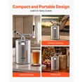 thumbnail image 6 of VEVOR 170oz Mini Keg, Pressurized Growler Tap System, 304 Stainless Steel Beer Kit, with Co2 Regulator, Self-Closing Faucet, Keeps Fresh and Carbonation for Homebrew, Craft and Draft Beer, 6 of 9