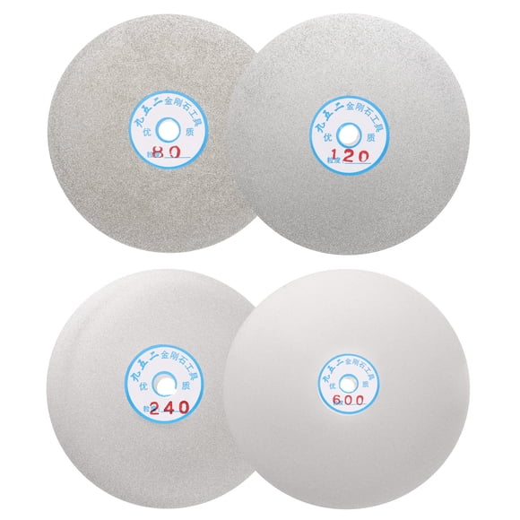 Uxcell Diamond Flat Lap Disc 6" x 1/2" Arbor 80 Grit Grinding Wheel