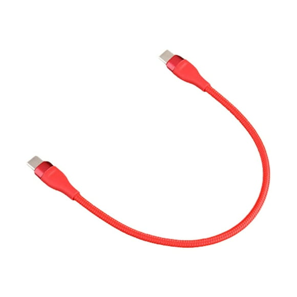 66W Short Type-C to Type-C PD Charge Cable - Portable 025m Data Cable F3