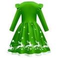 thumbnail image 3 of WEAIXIMIUNG Robes Adolescentes Formelles Longues Enfant Robes de Noël Filles Fête Danse Enfants Robe de Noël 5-6 Ans, 3 of 3