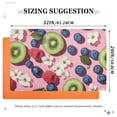 thumbnail image 6 of Yayeee Doormat for Indoor Entrance 32" x 20" Non Slippery Floor Rug, Pink Kiwi, 6 of 8