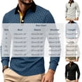 thumbnail image 3 of Gfyviroh Men's Pullover Shirt Vintage Geometric Jacquard Trendy Collared Shirts Slim Fit Long Sleeve Business Dress Shirt, 3 of 5