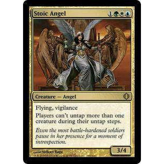 MtG Shards of Alara Rare Stoic Angel #199