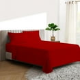 thumbnail image 1 of 600 TC Egyptian Cotton RV King Bed Sheet Set Include's - 15" inch Deep Fitted Sheet | 1 Flat Sheet | 2 Pillowcases | Blood Red Solid, 1 of 7