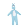 thumbnail image 3 of Disfraz de conejo para niños, novedoso mono de animal de Pascua para el baile de graduación, las fiestas y el espectáculo de disfraces. Azul, 3 of 9
