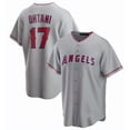 thumbnail image 1 of Men's MLB Angels Baseball Jersey 17#OHTANI-Gray Embroidered Jersey#Adult Replica Jersey—Mo, 1 of 2