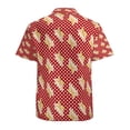 thumbnail image 3 of High Quality Hawaiian Shirts for Men Short Sleeve Aloha Beach Shirt Floral Summer Casual Button Down Shirts Blouses UH3GGR, 3 of 7