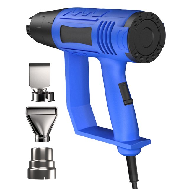 Soplador térmico de 2000 W 2 ajustes de temperatura 60-600 ℃ para envoltorio retráctil/eliminación de pintura
