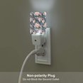 thumbnail image 5 of Fuzoiu Vintage Floral Print Dusk to Dawn LED Night Light with Light Sensor, Energy-Efficient Touch-Safe Night Lamp for Home, Office, and Kids' Rooms-US, 5 of 7