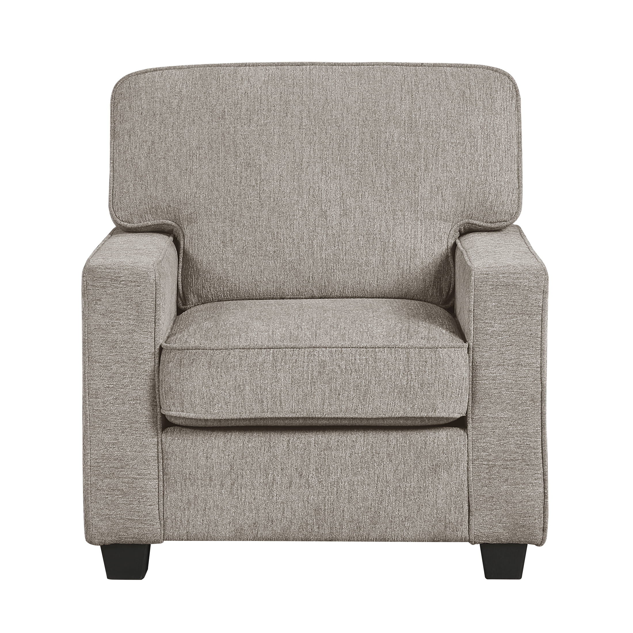 OakvillePark Alvera Chenille Accent Chair, Taupe