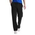 thumbnail image 1 of Pantalones deportivos Hanes Essentials de punto de algodón para hombre, color negro, 3XL, 1 of 6