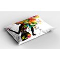 thumbnail image 2 of Ambesonne Colorful Pillow Sham, Butterfly Leaf Spring, 26" X 20", Multicolor, 2 of 2