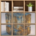 thumbnail image 4 of Collapsible Oxford Fabric Storage Cubes with Handles, Large Mid Foldable Oxford Cloth Bins Set of 2/6, Closet Organizers for Shelves Clothes Home Kitchen Toy - Oil Cube, 4 of 7