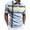Light Blue, variant on Men's Casual Fashion Striped Color Matching Short Sleeved Shirt Top Rayon Long Sleeve Shirt Men Men's Tee Shirts Long Sleeve Casual T Shirt Men Size Small Shirts T Shirts Tall Men Large