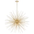 thumbnail image 4 of 9 Light Chandelier with Gold Leaf Finish, 4 of 8