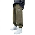 thumbnail image 1 of Boys Active Joggers Drawstring Elastic Sweatpants Comfortable Warm Pants for Kids Optimal Performance and Style, 1 of 7