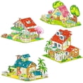 thumbnail image 2 of Modelo de rompecabezas 3D para niños, regalo escolar, papel de color, juguetes de rompecabezas hechos a mano, 2 of 6