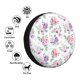 thumbnail image 4 of Fotbe Rose Flower B Funda de Llanta de Repuesto con Estampado, Engrosada, Ajuste Universal para Jeep, Remolque, RV, SUV, Camión-15 inch, 4 of 6
