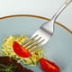 thumbnail image 5 of Juego de cubiertos con patrón de doble cara de acero inoxidable | Juego de cubiertos de 4 piezas: tenedor, cuchillo, cuchara, cuchara de postre | Utensilios duraderos y resistentes a la oxidación |, 5 of 7