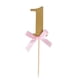 thumbnail image 1 of Bearachild 20 piezas pastel Topper 1 año cumpleaños Cupcake decoración oro palo aniversario celebración Topper Kits de decoración para fiestas Bearachild HA000594-00B, 1 of 6