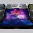 thumbnail image 3 of FUIALDOLG Galaxy Dragonfly Car Back Seat Covers, Set of 2 Pieces Stretch Waterproof Seat Covers for Pet and Daily Travel, 3 of 4