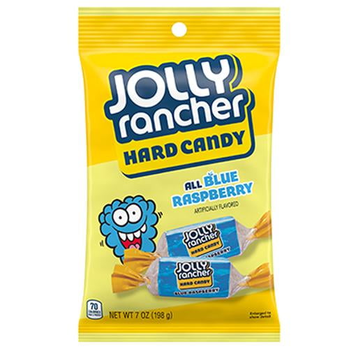 Jolly Rancher All Blue Raspberry Hard Candy 7oz. Bag