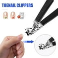 thumbnail image 5 of Long Handle Non-Slip Toenail Clippers for Seniors Thick Toenails, Heavy Duty Large Ergonomic Unique Professional Angled Head Curve Sharp Toe Finger Nail Clipper for Men and Women, 5 of 5