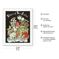 thumbnail image 2 of Flowers of New Zealand - Vintage Travel Poster by Howard Mallitte c.1950s - Fine Art Rolled Canvas Print 20in x 26in, 2 of 4
