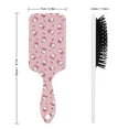 thumbnail image 2 of Pink Hello Kitty Bow Air Cushion Massage Brush Combs All Hair Types with Ease for Thick Curly Wet and Dry Hair Web Detangler Hairbrush Glide Through Tangles, 2 of 5