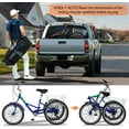 thumbnail image 3 of Lilypelle Adult Folding Tricycle with Low Step Through, 7-Speed Three Wheel Cruiser Bike Trike with Cargo Basket for Women, Men, Seniors ,Blue, 3 of 16