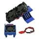 thumbnail image 4 of Ventilador de refrigeración RC 3340, reemplaza a los componentes de automóviles RC, ventiladores de refrigeración dobles profesionales, ventilador de Azul, 4 of 10