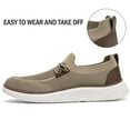 thumbnail image 2 of Yytlch Men's Casual Loafers Soft Slip On Walking Shoes Low-Top No Shoelaces Office Commuting, 2 of 7