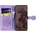 thumbnail image 5 of PU Leather Flip Wallet Case for Google Pixel 7, Cat Dog Cartoon Cute Style with ID Card Holder Phone Cover Case for Google Pixel 7 MG Purple, 5 of 14