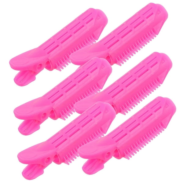 6 rulos sin calor con pinzas para cabello corto y flequillo, rizadores voluminizadores para mujer