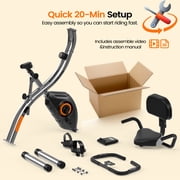 YOSUDA 5in1 Folding Exercise Bike Indoor Exercise Bicycle with 16-Level Magnetic Resistance and 380LB Capacity