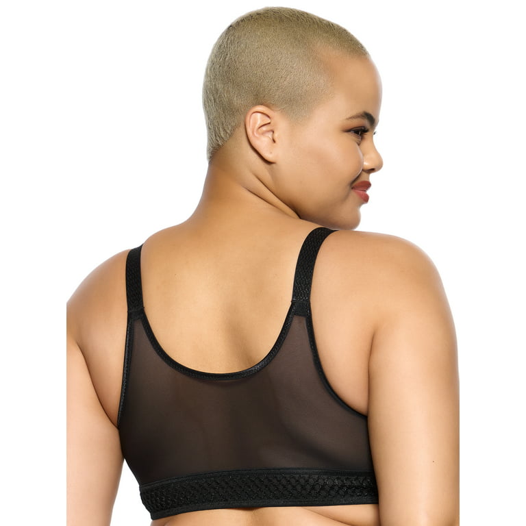 Paramour by Felina  Body Soft Back Smoothing T-Shirt Bra (Black, 38D) 