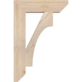 thumbnail image 3 of Ekena Millwork 3 1/2"W x 16"D x 24"H Westlake Slat Smooth Bracket, Douglas Fir, 3 of 4