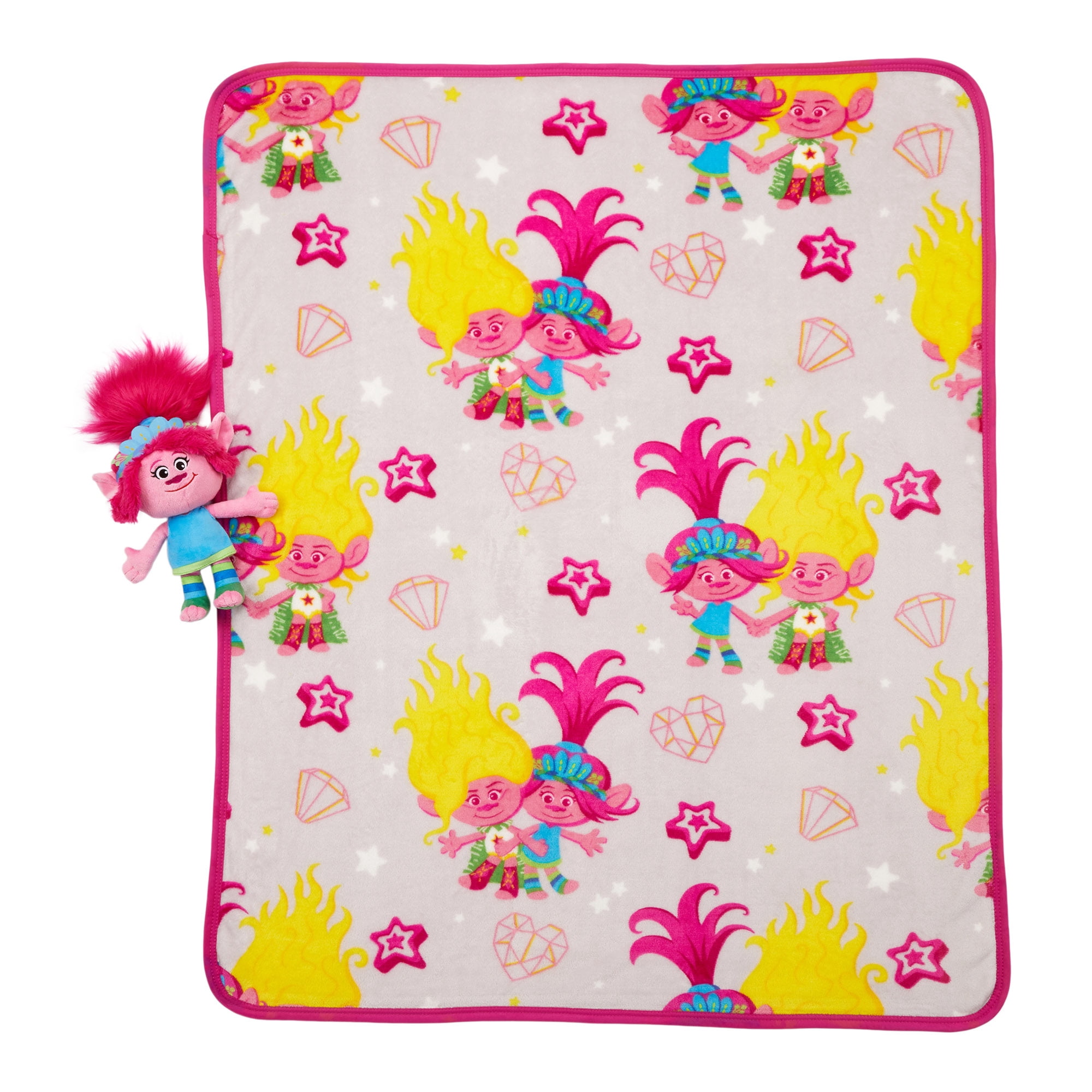 Trolls - Brandclub - Trolls Hugger Pillow and Throw, 2-Piece